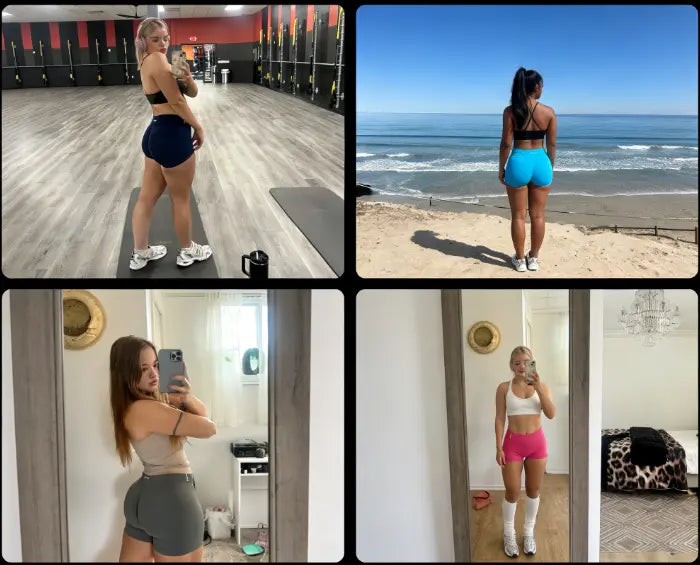 Impact Shorts Low-Rise Seamless Yoga Shorts, Hip-Lifting Fitness Shorts, Cycling Shorts, Stretch Fitness Apparel